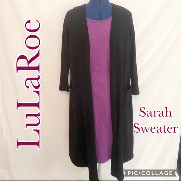 LuLaRoe Sweaters - 🎈LuLaRoe {Sarah} charcoal gray sweater